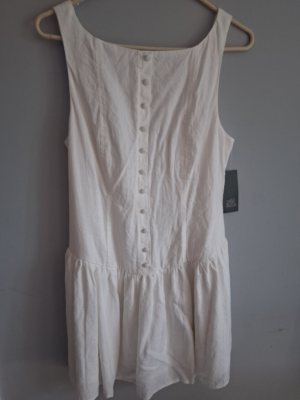Target White Tiered Sleeveless Dress
